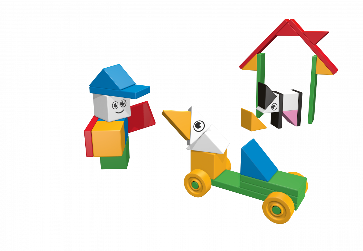 Farma z magnetických kociek