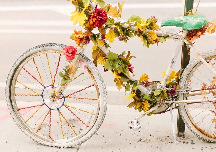 Ozdobený bicykel