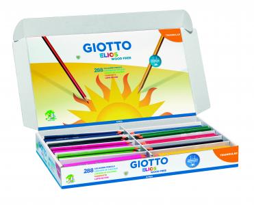 Farbičky trojhranné ELIOS 288 ks