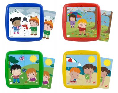 Puzzle set - Ročné obdobia